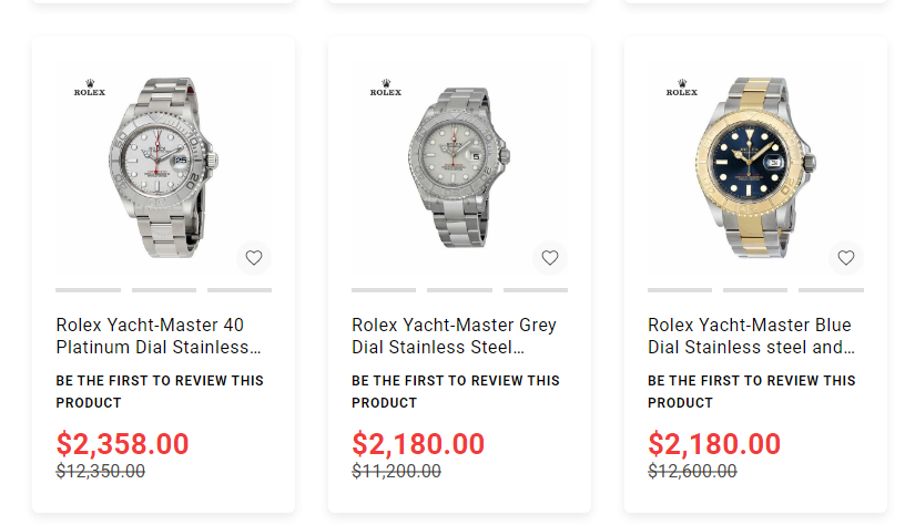 knockoff Rolex Yacht-Master watches